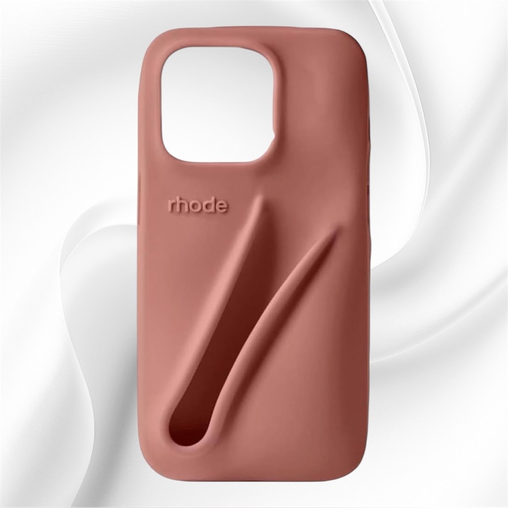 RHODE Sculpted Silicone Phone Case in Dusty Rose IPhone 14 Pro Max